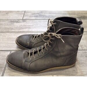 ZARA MAN GRAY LEATHER-SEUDE CHUKKA LACE-UP BOOT SIZE 43 9-10 Zara man Chukka Boots Size 40(25,5cm) Authentic guaranteed  main image 4